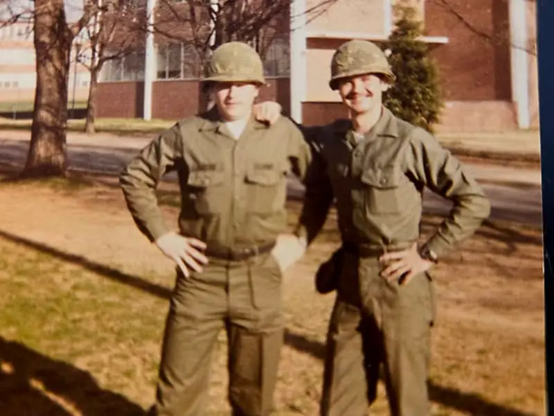 MTSU ROTC Cadets Max Haston and Mark Ferrell,1977-78