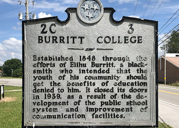 08 - Burritt College Historical Marker